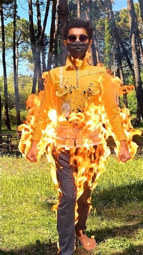 Fire Power Magic Transformation 😱 #shorts #fire #transformation #shortsfeed