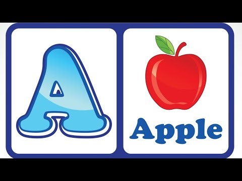 A to Z Flash Cards for Kids | ABC Alphabet with Pictures | Hindi English Learning | Nursery, LKG