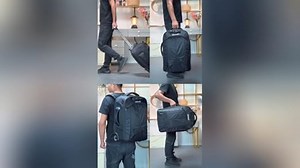 NEEWER 2 in 1 Kamera Schieberucksack, Kofferstil, konvertierbar, mit stoßfestem Doppelgriff, mit herausnehmbaren gepolsterten Fächern für SLR/DSLR Kameras Stativobjektive (schwarz/rot)