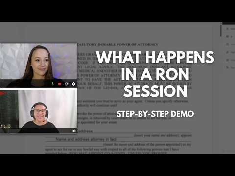 What Happens in a Remote Online Notary Session (Step-by-Step Demo)