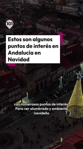 🎄 Andalucía enciende la Navidad este viernes, 28 de noviembre, a las 18.30 horas, con el encendido del alumbrado de Málaga capital. Estos son algunos puntos de interés a nivel andaluz en Navidad. 📲 Más información en 101tv.es #Navidad #Andalucía #Encendido #Alumbrado #Luces