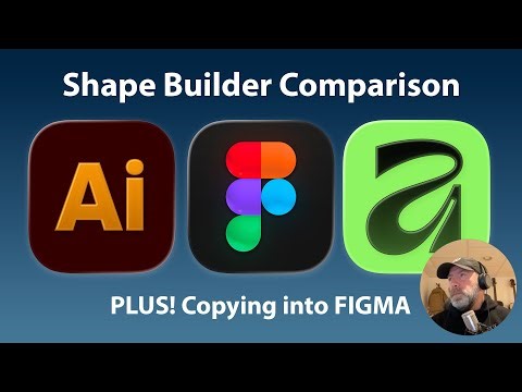 Shape Builder Comparison - Illustrator / Affinity / Figma