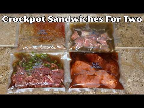 These Crockpot Sandwiches for Two Make Dinner So Easy!