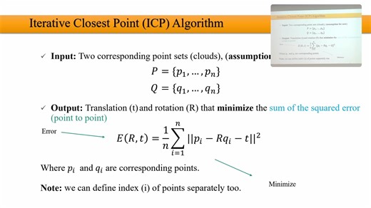机器人SLAM技术 第十二节课 迭代最近点算法（Iterative Closest Point, ICP）