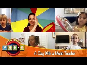 A Day With a Music Teacher | Virtual Field Trip | KidVision Pre-K