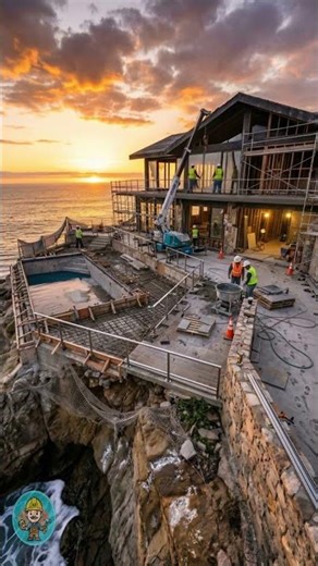 This Cliffside Villa Renovation Is Insane | Before & After #luxury #beforeandafter #renovation