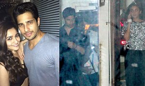 Alia Bhatt and Sidharth Malhotra spotted together!
