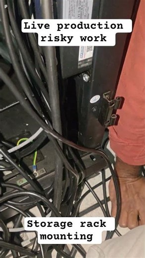 NetApp Storage Rack mounting #service #viralvideo #hpe