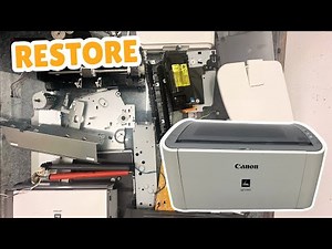 Canon LBP2900 Printer Maintenance – Fix Paper Jam & Restore Print Quality