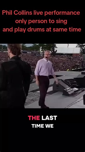 Phil Collins performance live drums and sing at same time. #fyp #philcollinsdrums #talent_category_mu #viral