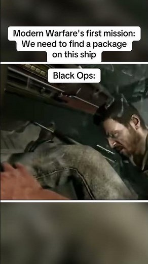 Call of Duty Modern Warfare VS Black Ops