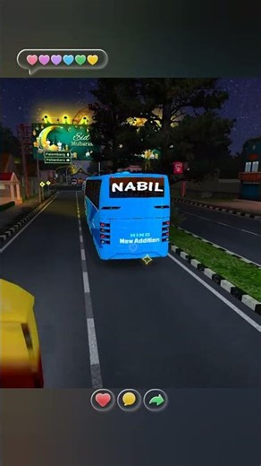 Bus simulator Indonesia Game Nabil Bus Driving #shorts #foryou #youtubeshorts #viral