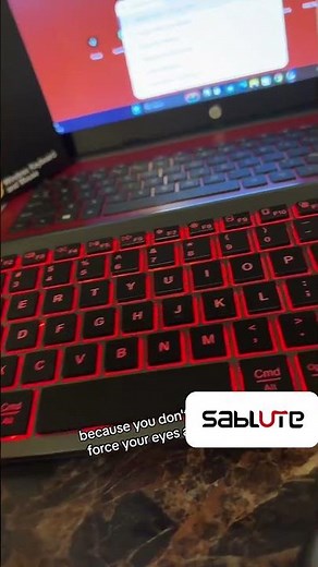 🌌 SABLUTE Space Gray Backlit Keyboard 🌈 Color Demo #shorts #review #tech #keyboard #wireless