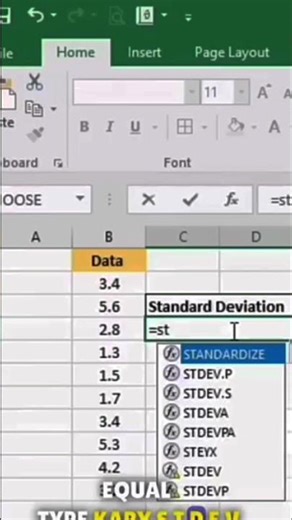 How_To_Calculate_Standard_Deviation_In__Excel___quickly_MS#shortkeyword@zinctech
