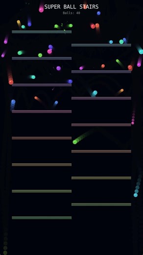 Super Balls Bouncing Down Stairs! #shorts