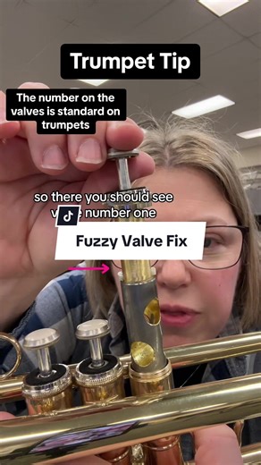 Has this ever happened to you? Here’s a easy way to remember how to fix it! #banddirectorsoftiktok #band #middleschoolband #banddirector #trumpet #trumpets #trumpetplayer #trumpetvalves #trumpettips #valves