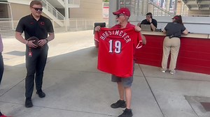 79K views · 944 reactions | Steve Horstmeyer Wxix getting ready to throw out first pitch Cincinnati Reds game. Watch on FOX19 | Rob Williams Wxix | Facebook