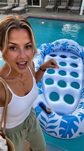 Check out this Giant Inflatable Pool Float