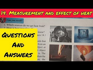 8th Std - Science - Chapter 14 Measurement and effects of heat questions answers - Maharashtra board