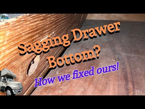 Sagging drawer bottom fix | DIY | sagging drawer | saggy drawers