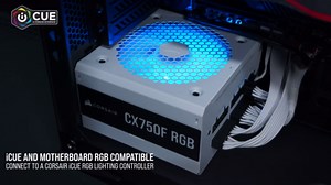Corsair CX650F RGB, 650 Watt, 80 Plus Bronze, Fully Modular RGB Power Supply