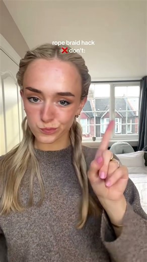 Fun and easy hair braiding hacks #ropebraidtutorial