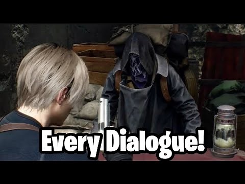 All Merchant Dialogues - Resident Evil 4 Remake