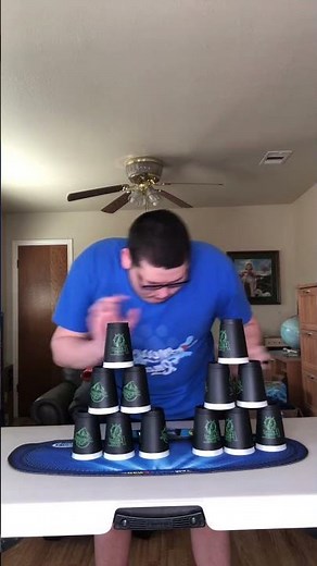 Ultra Cycle Stack (Black And White Cups) #shorts