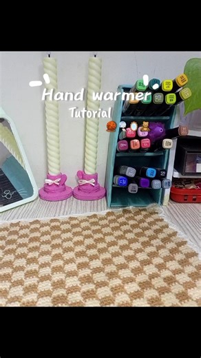 crochet hand warmer tutorial 🧶🪄 #crochet #crochetpatterns #tutorial