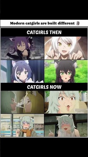 Anime catgirls evolved in the wild. 😭
