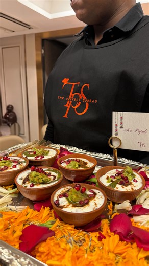 The Perfect Spread 🥳 Grazing Tables ✨ Mumbai Caterers 🤤 on Instagram: "An intimate mehendi, done just right. 🤍 Live stations. Floating starters. Custom details at every corner. Because mehendi celebrations deserve food that feels as joyful and personal as the day itself. Curated by The Perfect Spread. DM us or call us on 9137958881 to design your next celebration. #ThePerfectSpread #MehendiCatering #IntimateWeddings #WeddingFood #LiveStations"