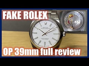 Fake ROLEX Oyster Perpetual 39mm full review (AR factory)