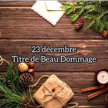23 décembre Lyrics de Beau Dommage