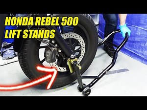 How to Use Motorcycle Lift Stands - Honda Rebel 500