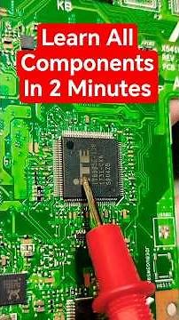 Learn All Motherboard Components in 2 Minutes🔥😱 #repair #electronic #computerrepair #laptoprepair