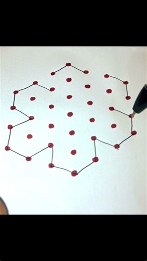 kolam | kolam for beginners| daily kolam | simple kolam