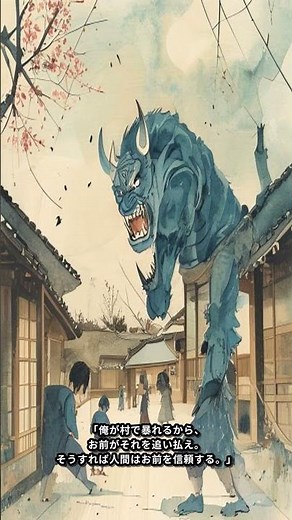 【考えさせられる】昔話「泣いた赤鬼」青鬼の犠牲を止めなかった赤鬼...友情か見て見ぬふりか #雑学 #昔話 #泣いた赤鬼 #shorts