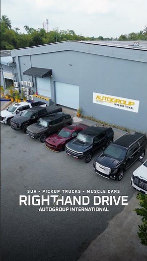 Explore the Full Right-Hand Drive Range at Autogroup International!