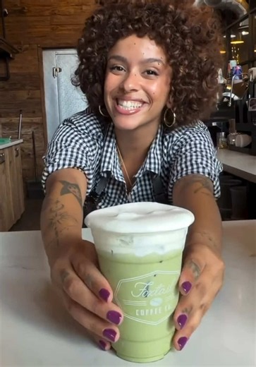 Matcha Banana Caramel Cold Foam — Foxtail Coffee Order