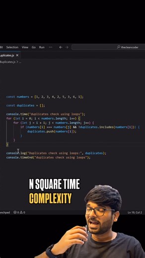 Rahul Mane | Backend Developer | Node js | Gen Ai on Instagram: "Javascript tricks to optimise code 🧑‍💻"