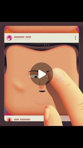 Behance | @gabriel_gareso on his animation Face Scroll: “I feel digital interactions make it easy for us to forget there are real people (well, most... | Instagram