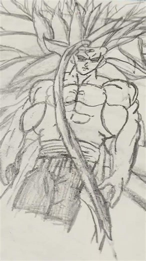 please like and subscribe and this drawing is super Saiyan infinity Goku