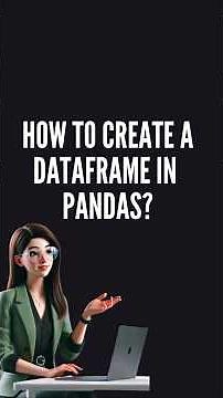 how to create a Dataframe#python#pandas