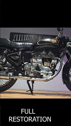 Old Bullet Full Restoration | Royal Enfield Bullet modification 🔴 #bikemakeover #automobile #bike