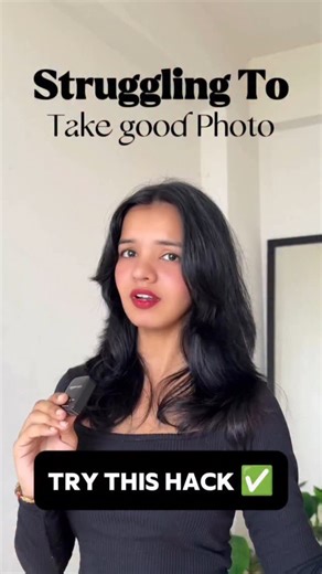 Ekta Singh | Posing x Transition on Instagram: "This photo hack will change the way you click forever📸 . . . . [photography hacks, phone photography tips, creative photo ideas, instagram photo hacks, aesthetic photography tricks, mobile photography hacks, viral photo hacks, how to click better photos, photo ideas for instagram, easy photography tips, camera tricks with phone, unique photography ideas, photography hacks for beginners, trending photo hacks, phone camera tricks, instagram photogra