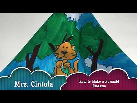 How to Make a Pyramid Diorama