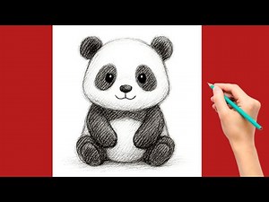 How to Draw a Cute Panda 🐼 | Easy Pencil Drawing for Beginners