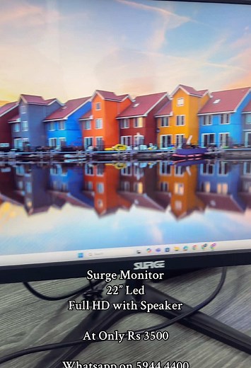 Surge Monitor 22” LED Full HD with Speaker at Rs 3500