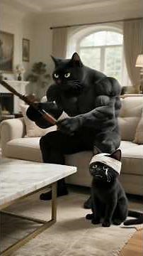 🐱😺 Cat Baby Goes to School for the First Time | Cute Funny Cat Animation