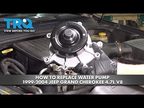 How to Replace Water Pump 1999-2004 Jeep Grand Cherokee 4.7L V8